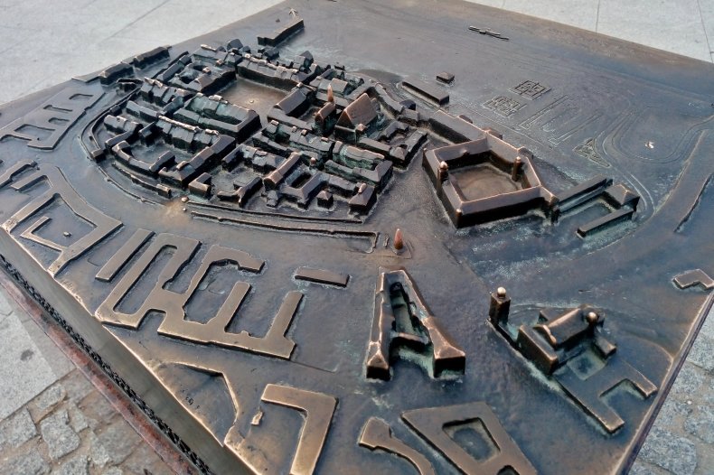 План Старого города Варшавы